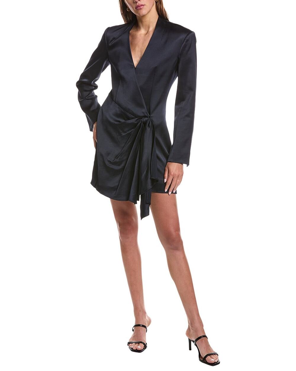 NEW Cinq à Sept Irma Mini Dress Navy Blue Size 8